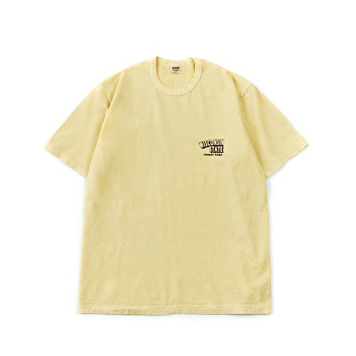 BARNS OUTFITTERS BR-23221 Yellow Vintage Like S/S T-Shirts