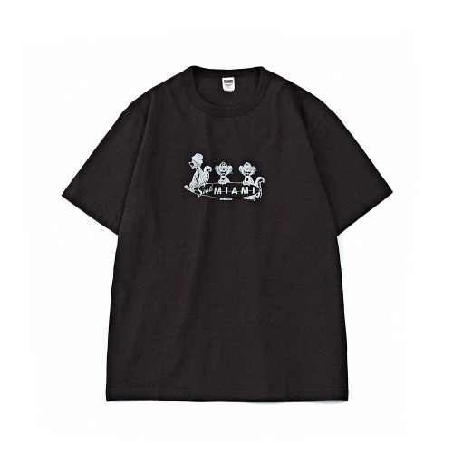 BARNS OUTFITTERS BR-23252 Black Tsuri-Ami Print S/S T-Shirt