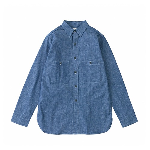 WAREHOUSE Lot 3044 Plain USN Chambray Shirts