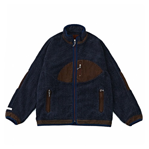 COTTLE JK-004 Sunset Pile Jacket Indigo Kakishibu