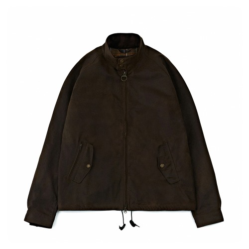 BARACUTA BRCPS1010 Olive Baracuta x Barbour Brown Wax Jacket
