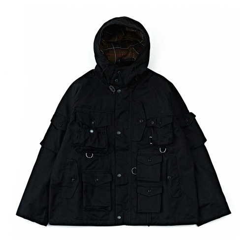 BARACUTA BRCPS1011 Black Baracuta x Barbour Harvard Wax Jacket