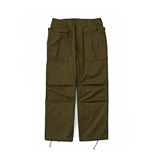 SASSAFRAS Work Satin Olive Overgrown Hiker Pants