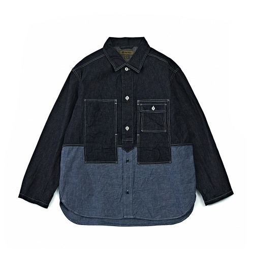 Indigo Utility Shirt Type2 10oz Denim