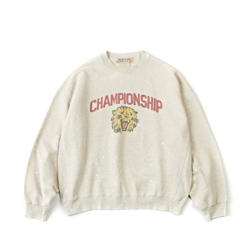 REMI RELIEF RN26349247 Oatmeal Championship SP Finish Crewneck