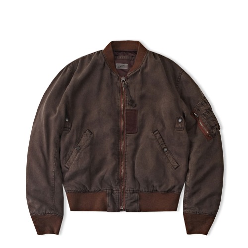MARU SANKAKU PEKE MSP-4025 Black MA-1 Jacket