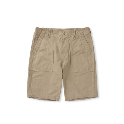 ORSLOW 01-7002 Beige US Army Fatigue Shorts Rip Stop