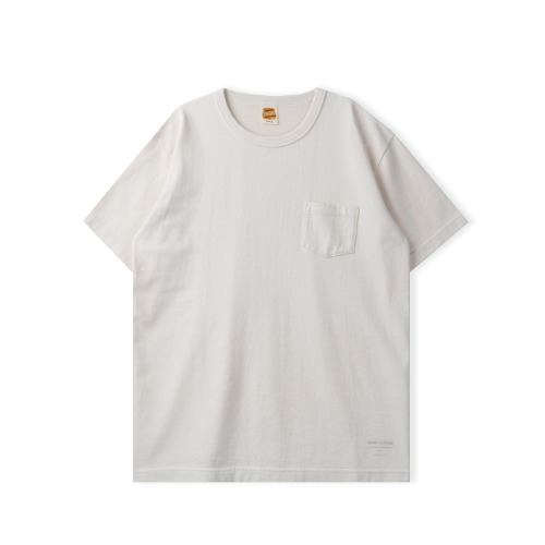 TROPHY CLOTHING TR24SS-206 Natural Atelier Logo OD S/S Pocket T-Shirts
