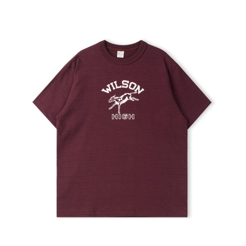 WAREHOUSE Lot 4601 Bordeaux Wilson S/S T-Shirts