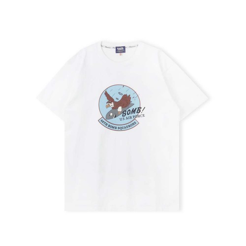 PHERROW'S 24S-PT20 White "68th Bomb Squadrons" S/S T-Shirts