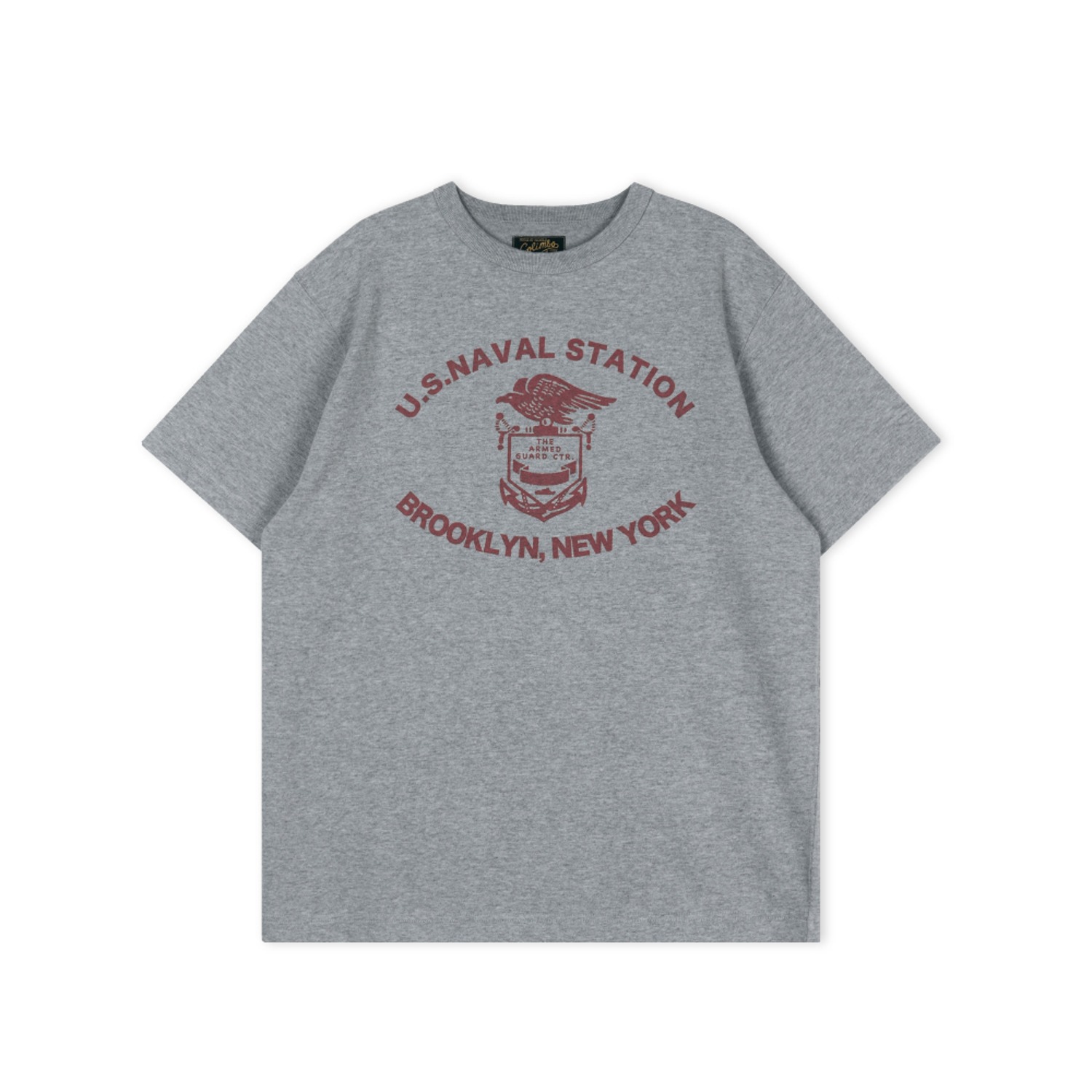 COLIMBO ZZ-0406 H.Gray U.S.N. Station Brooklyn Norwalk Cotton S/S T-Shirts