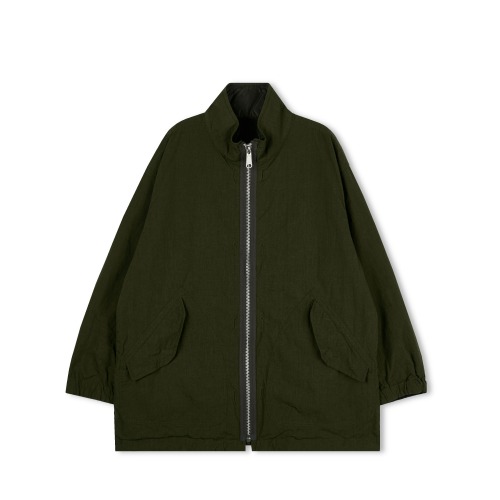 SAGE DE CRET 31-40-3284 Olive High Density Reversible Military Jacket