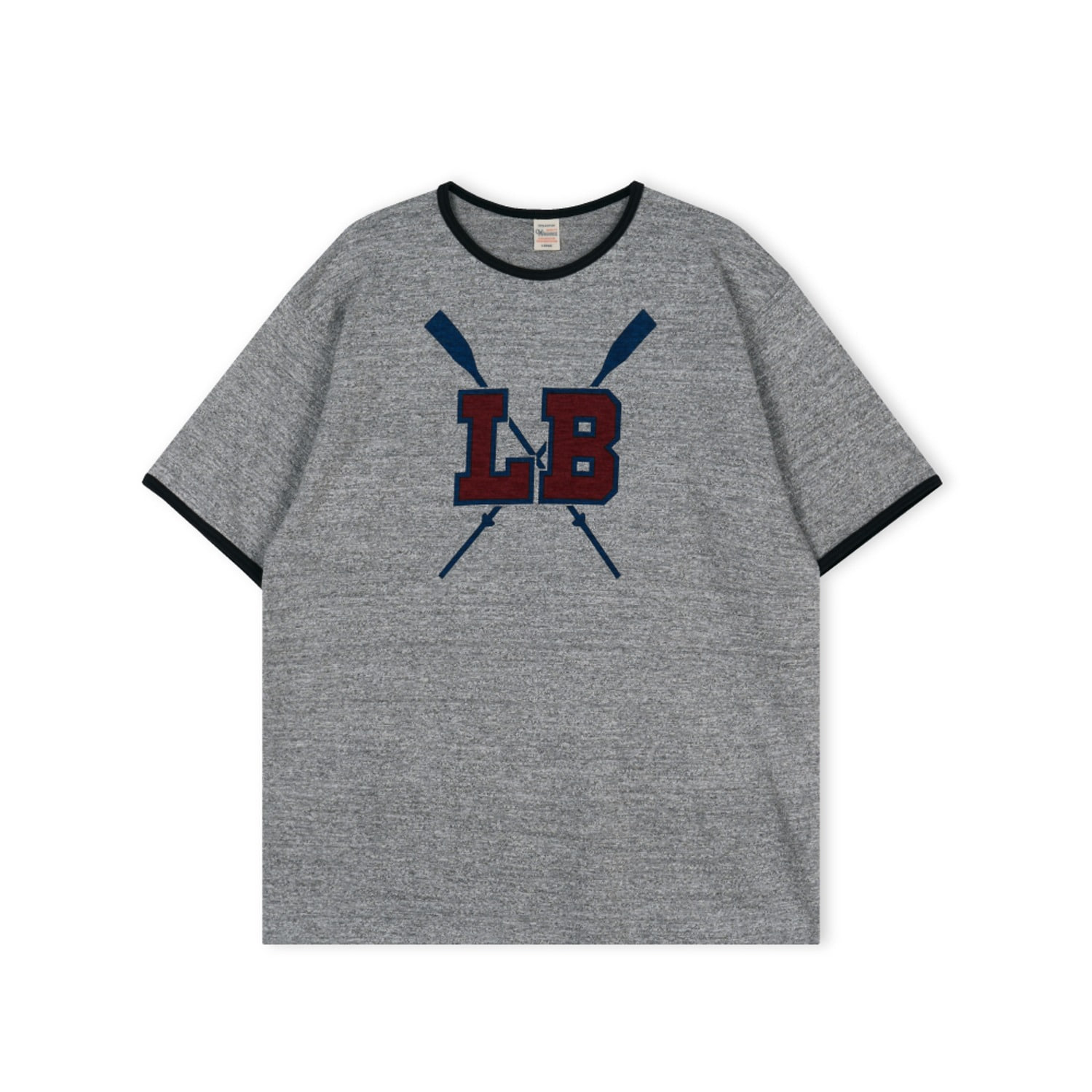 WAREHOUSE Lot 4059 Grey/Black LB S/S Ringer T-Shirts