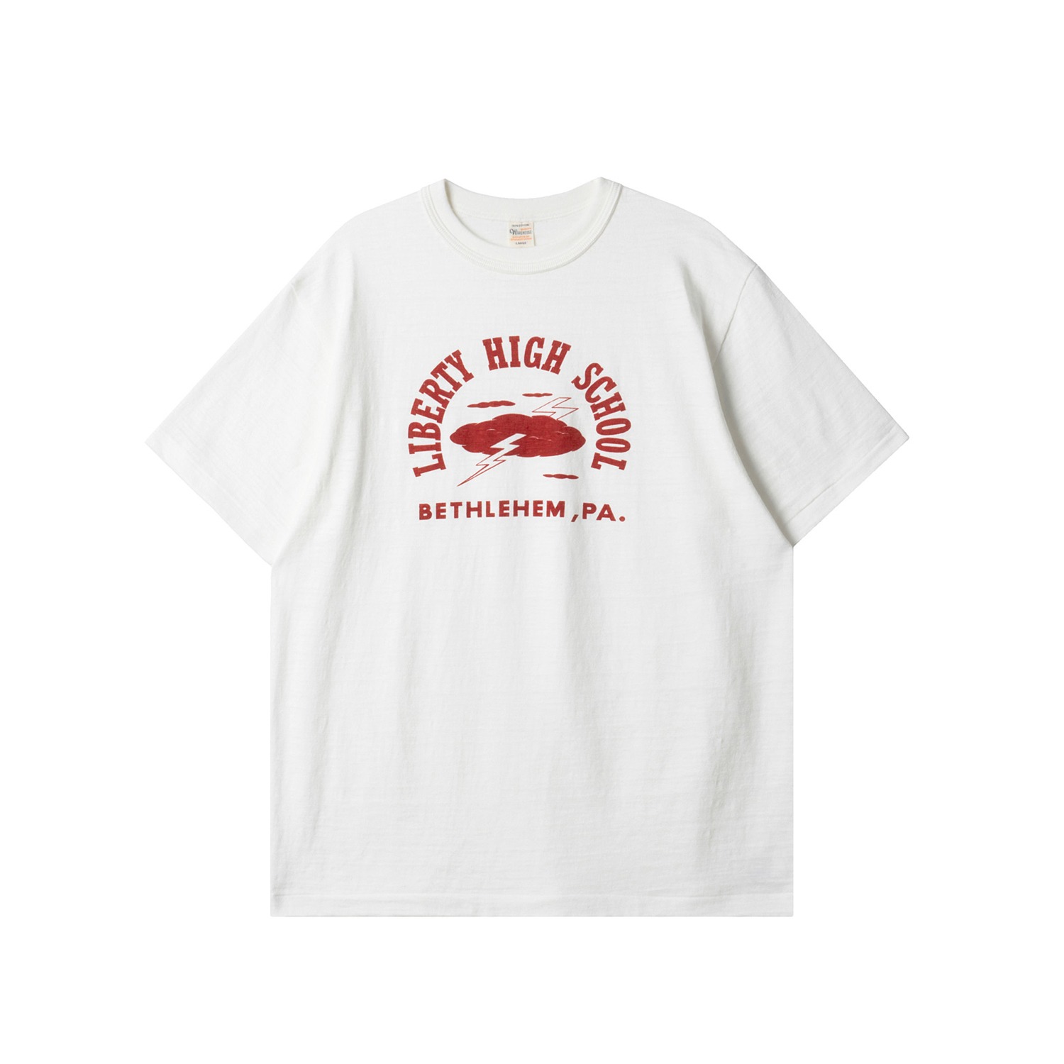 WAREHOUSE Lot 4601 Off White Liberty S/S T-Shirts