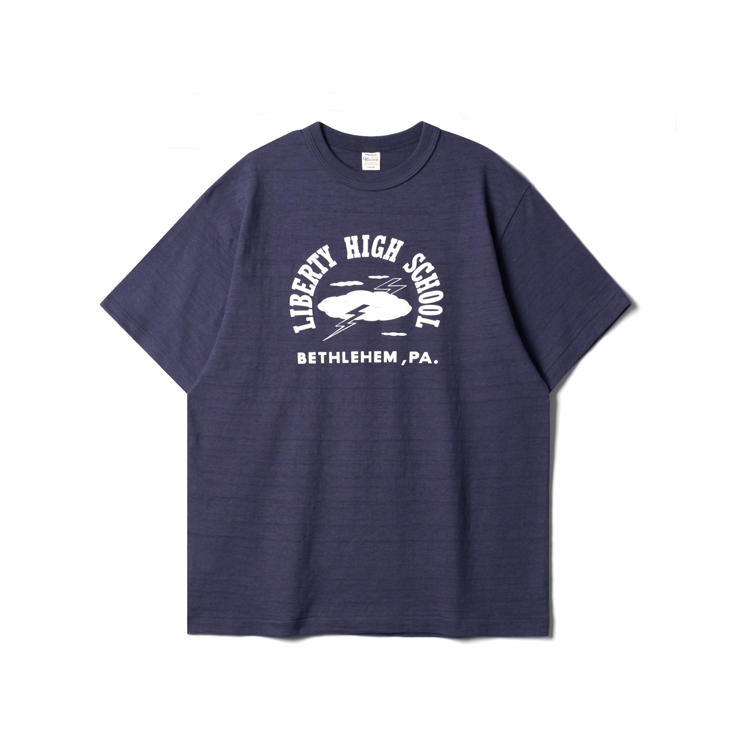 WAREHOUSE Lot 4601 Navy Liberty S/S T-Shirts