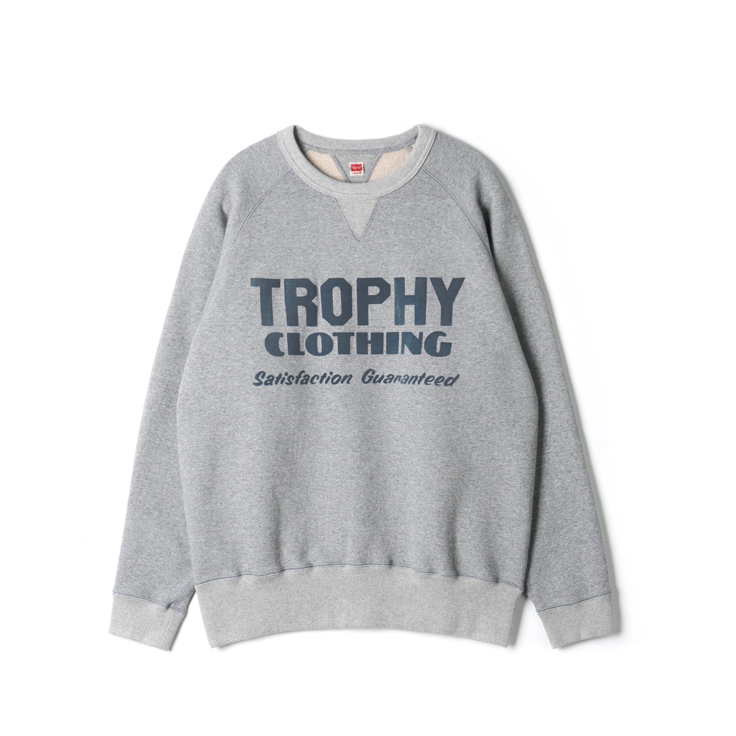 TROPHY CLOTHING TR24AW-205 Heather Gray Block Logo Freedom Sleeve Sweatshirt