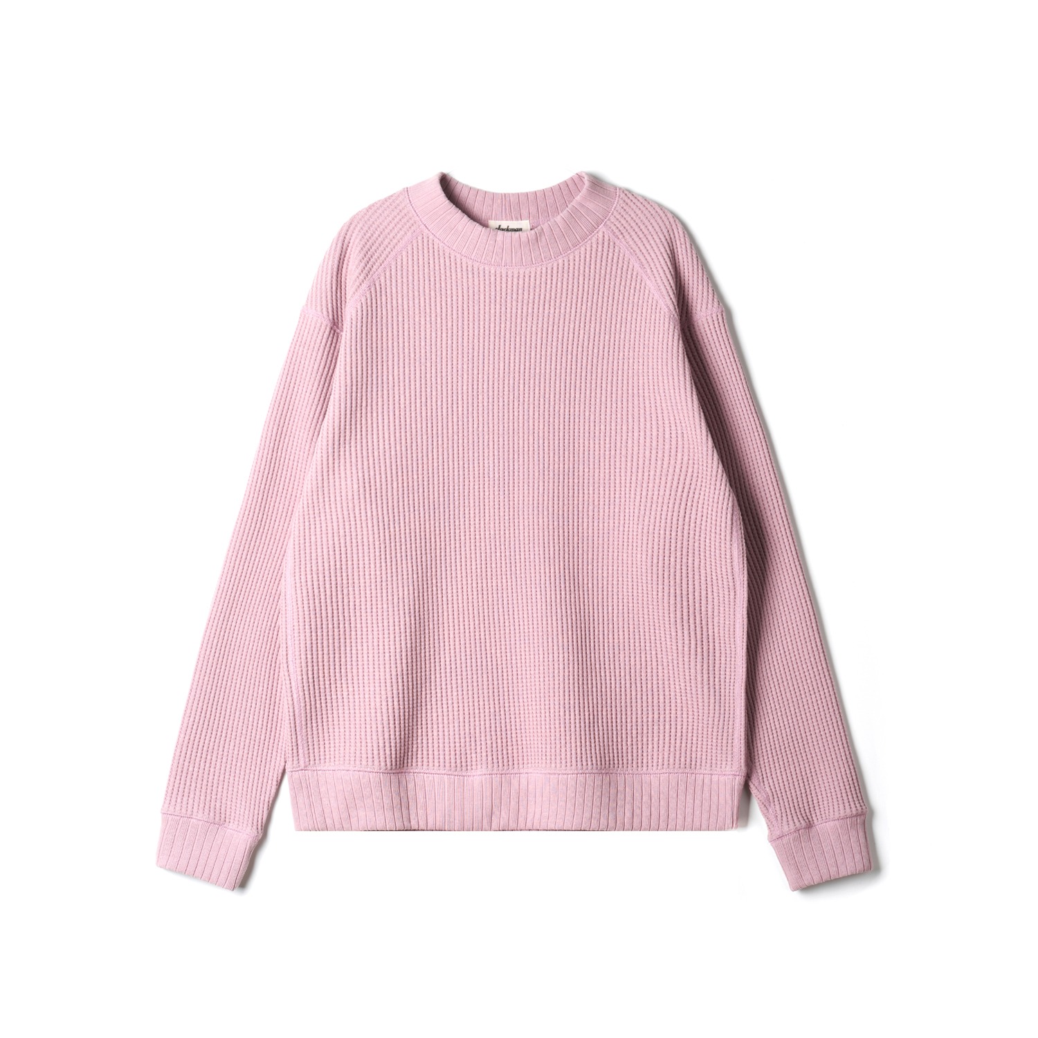 JACKMAN JM7200 Smoky Pink Waffle Midneck L/S T-Shirts