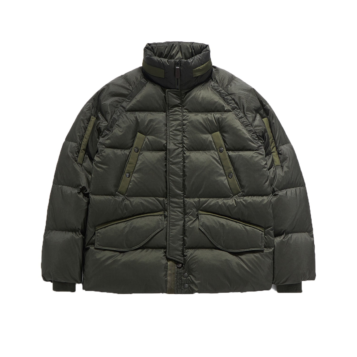 EASTLOGUE Olive Ripstop Storm Down Jumper
