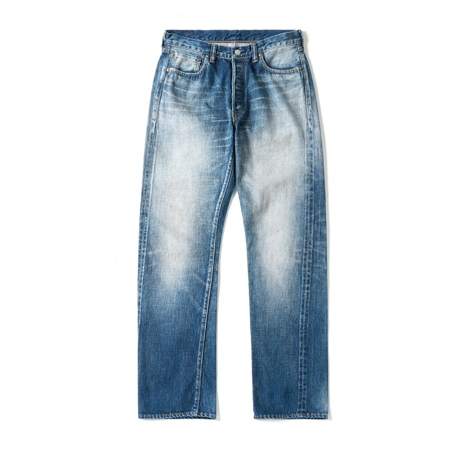 FULLCOUNT 1101MM1 Indigo Blue 13.7oz Skyline Straight Denim