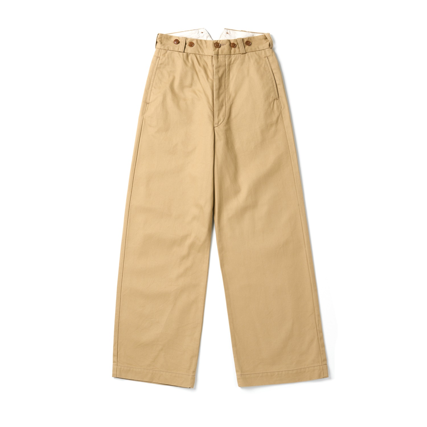 NIGEL CABOURN Beige Straight Chino Pants