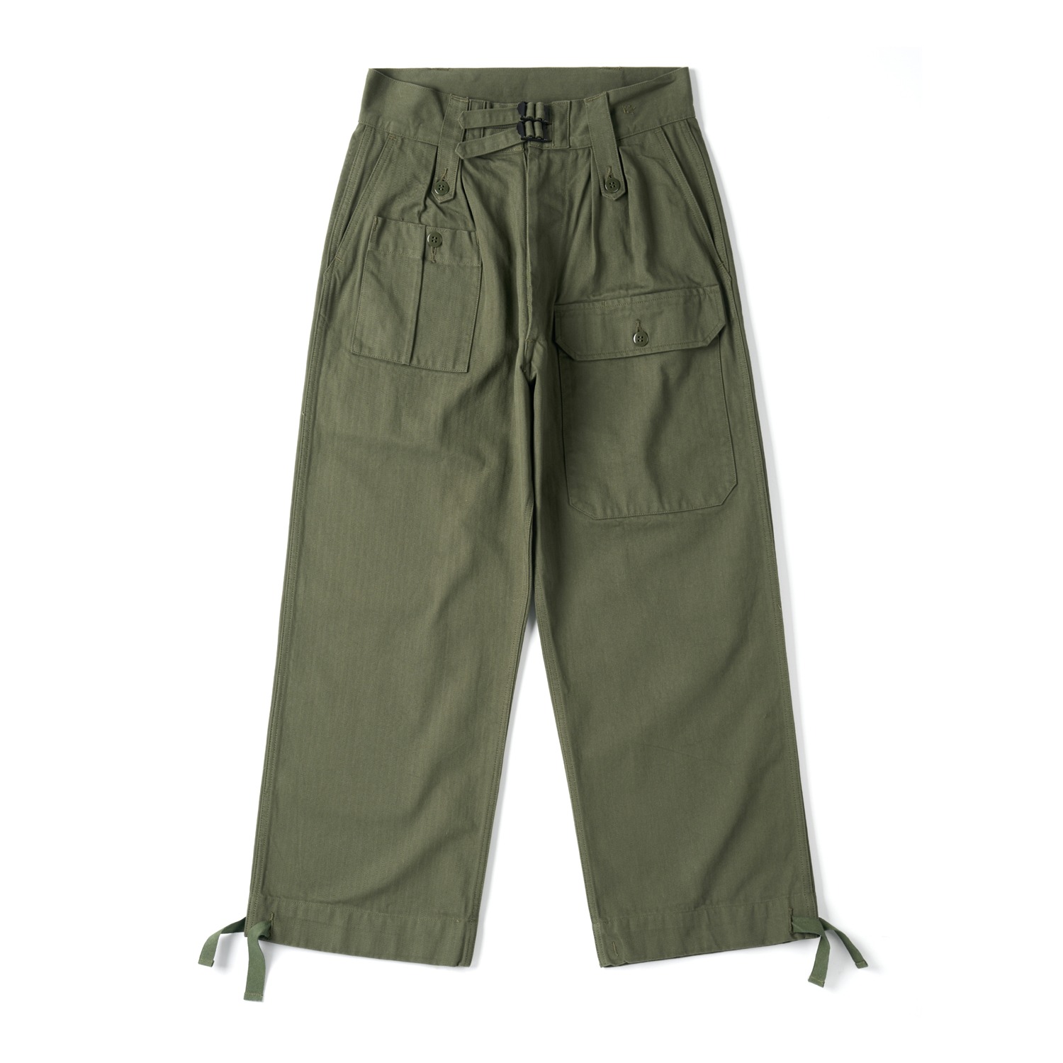 BUZZ RICKSON'S BR42464 Olive Trousers, Jungle, War AID Buzz Rickson MFG. Co.