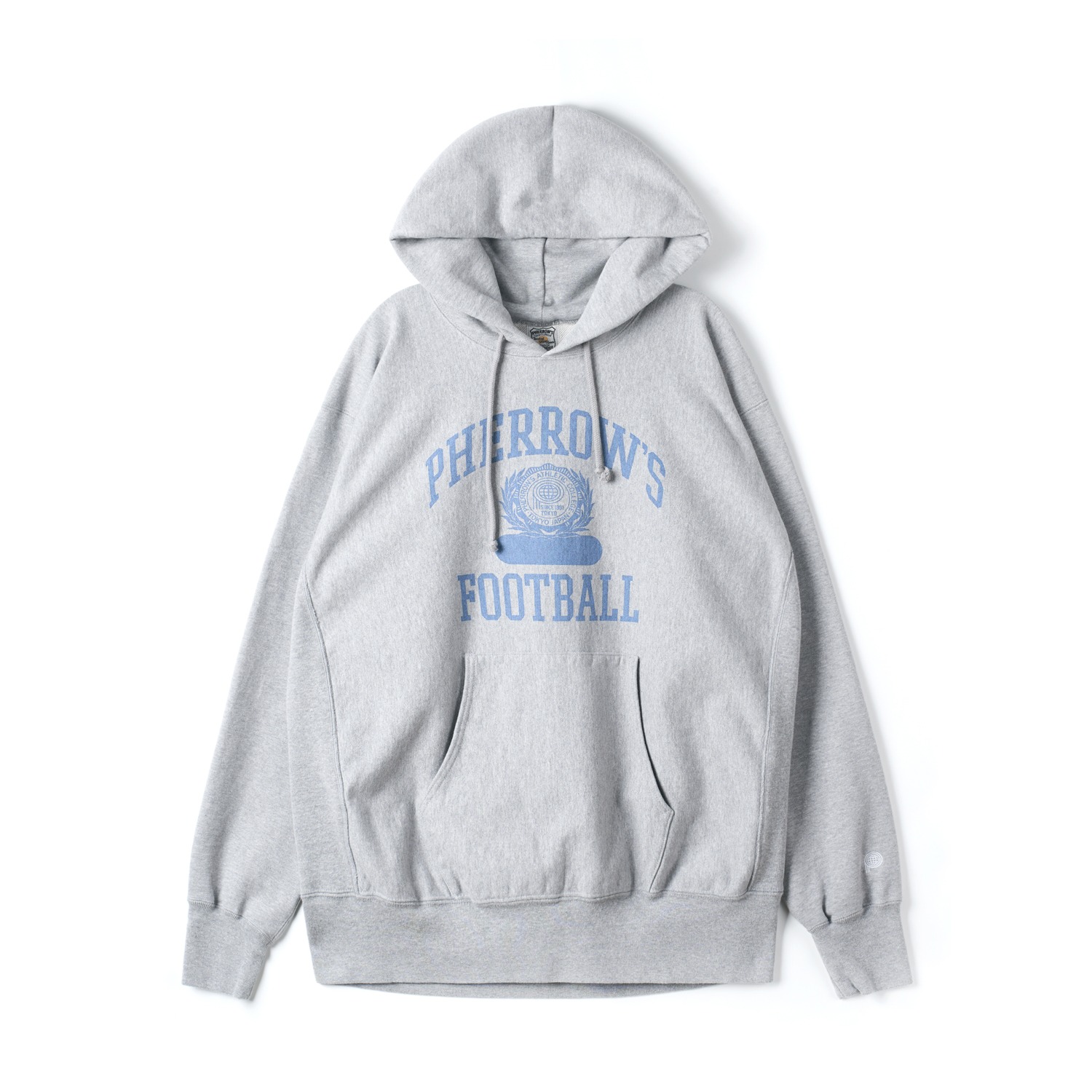 PHERROW'S 24W-PRHP1 Grey Hoodies