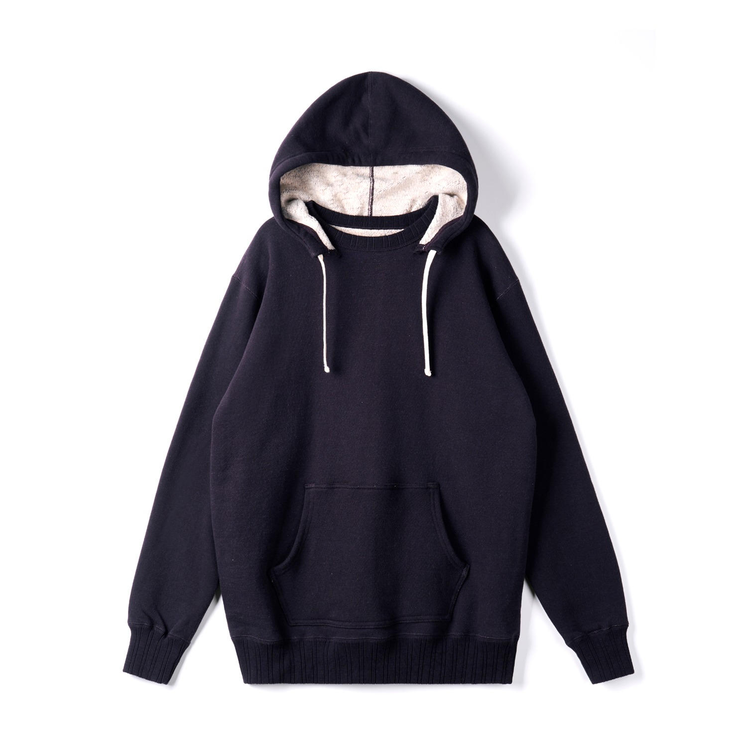 FULLCOUNT 3745 Navy After Hood Sweat Shirt