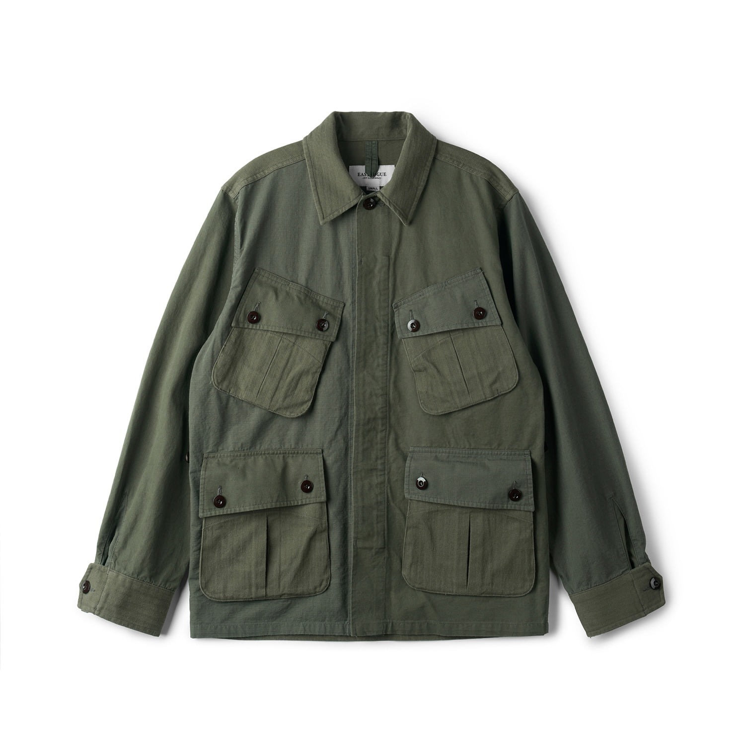 EASTLOGUE Olive Mixed Jungle Fatigue Jacket