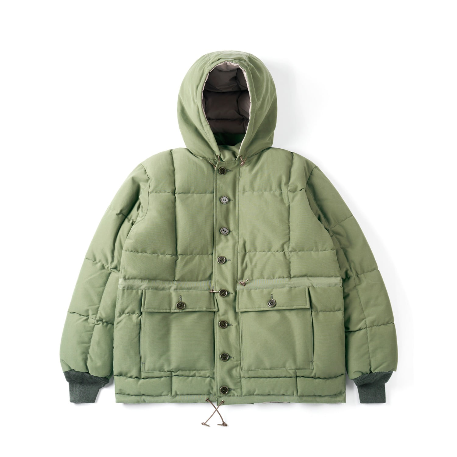 TROPHY CLOTHING TR24AW-508 Olive Alpine Down Coat