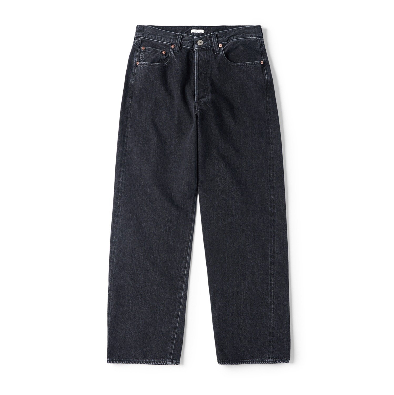 ULTERIOR ULPJ05-KA194-S Washed Selvedge Denim 5p Pants Used Black