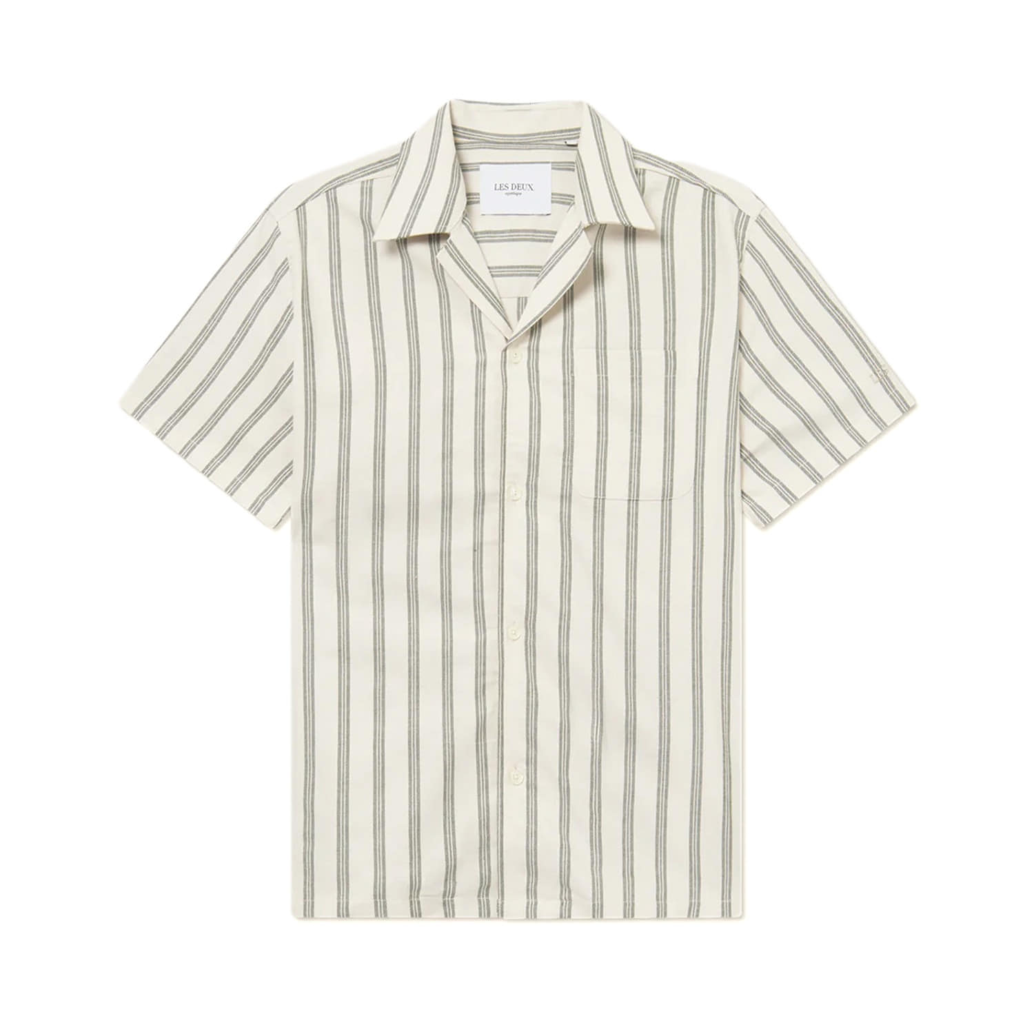 LES DEUX LDM401057 Lawson Stripe SS Shirt