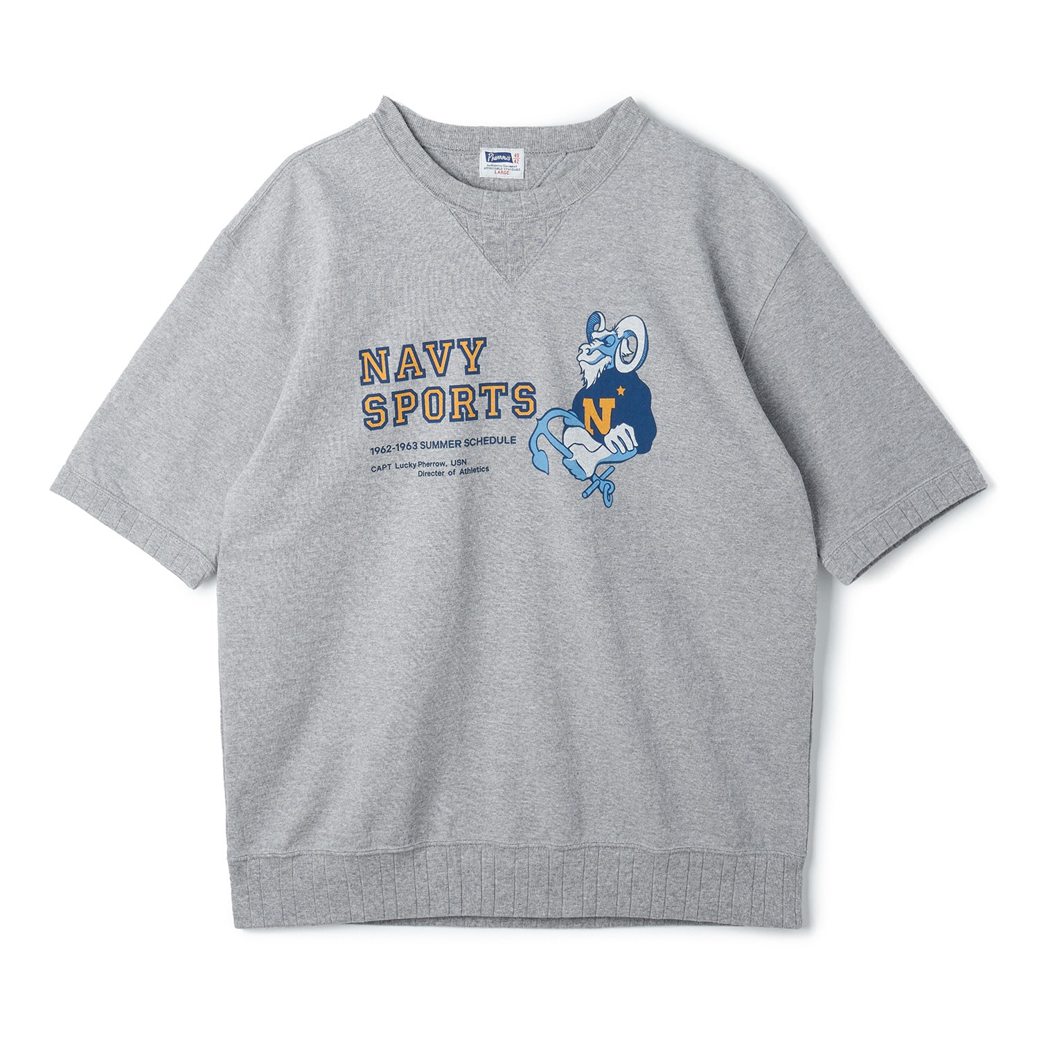 PHERROW'S 25S-PVGT2 SS T Shirts Grey