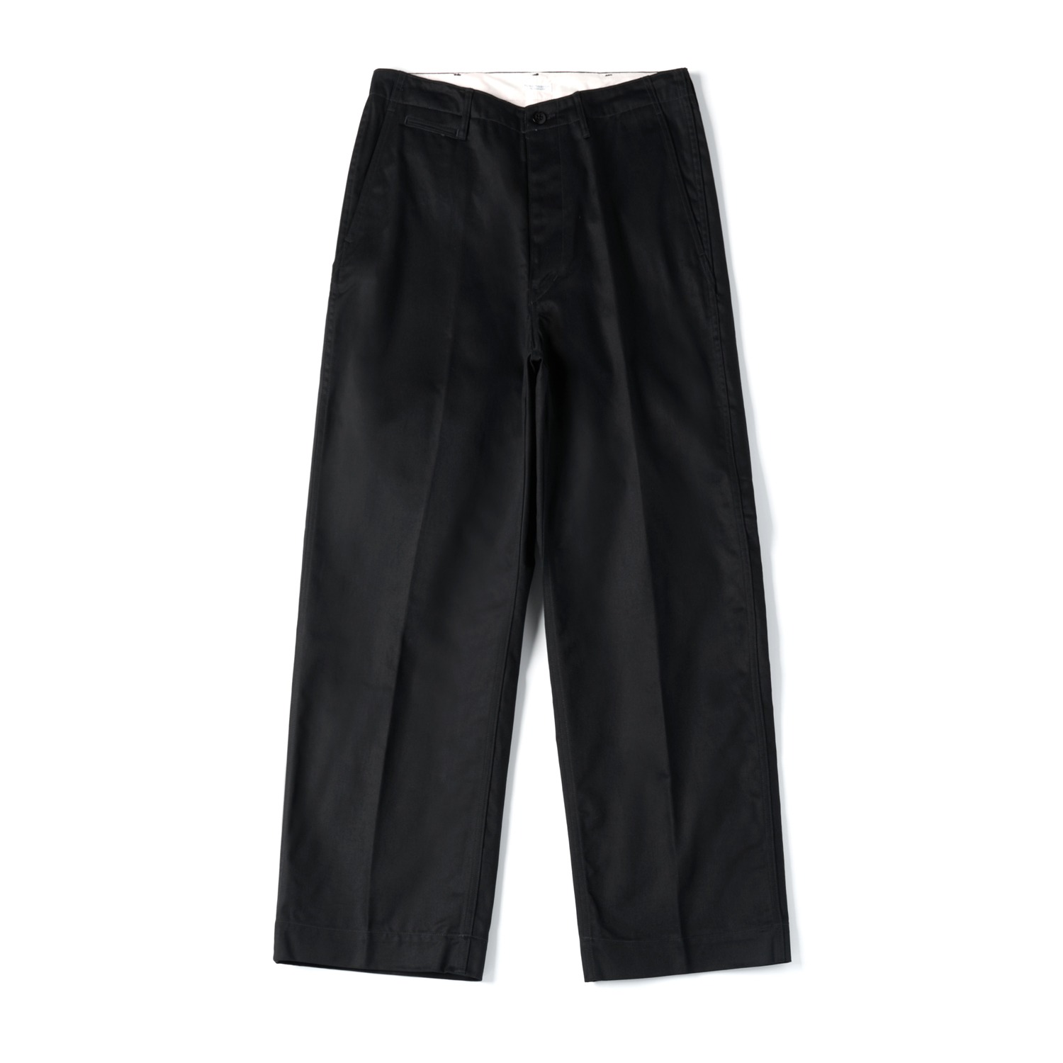 PHIGVEL MAKERS CO. PM-401 I.Black Officer Wide Trousers