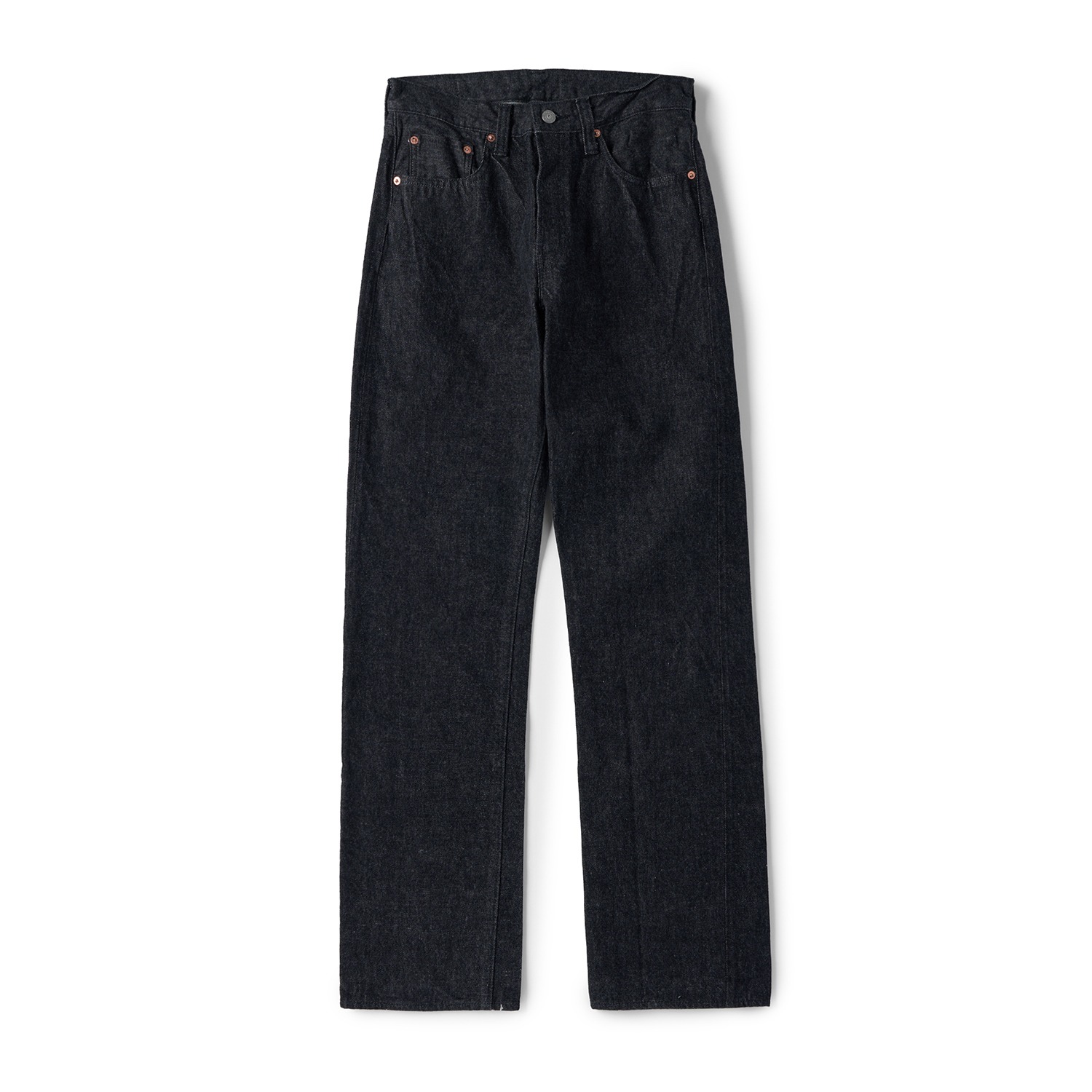 SUGAR CANE & CO. SC42460 A.Black 14.24oz Black Denim 1947 Model