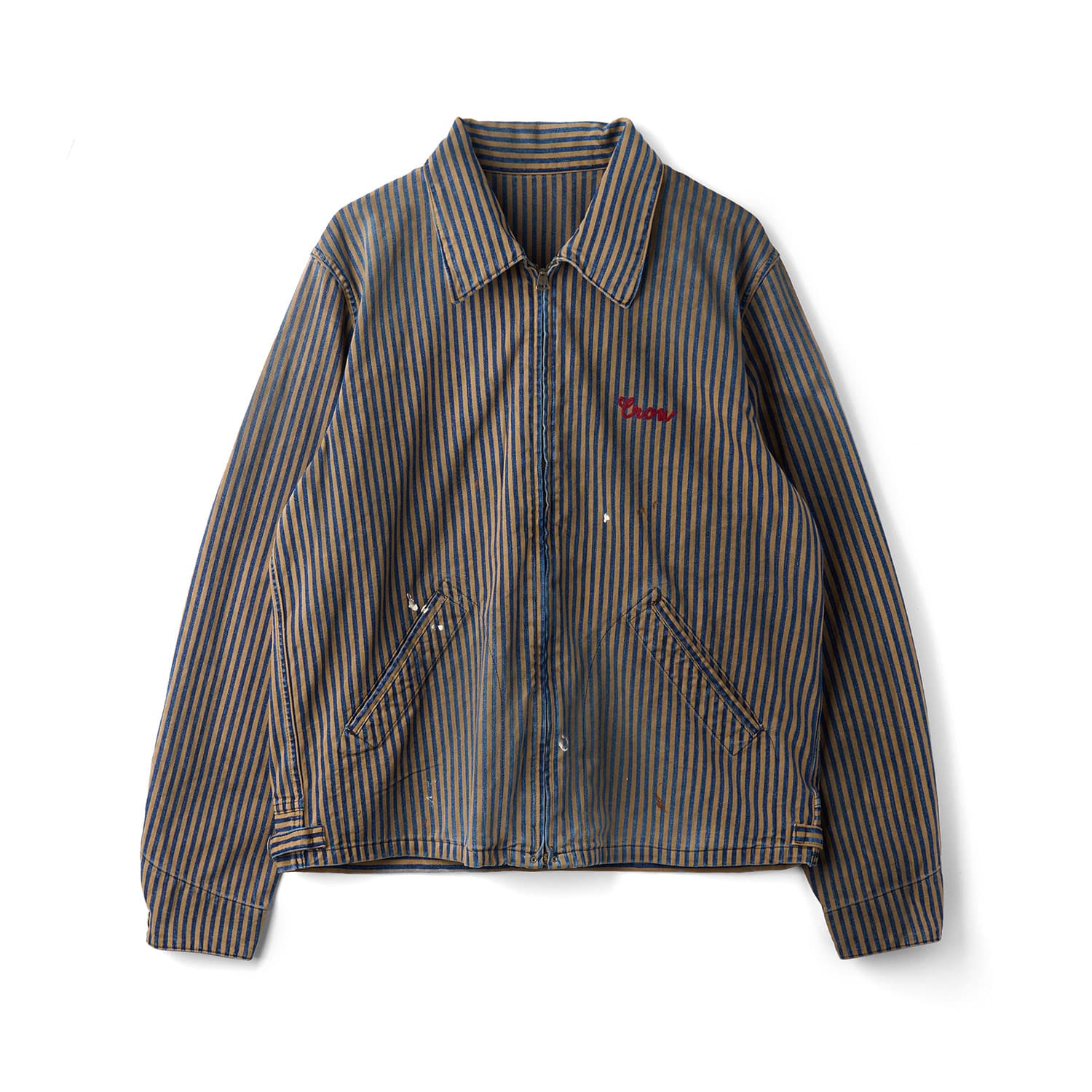 OC5101VF OLD CROW RACING - Sports Jacket Hickory Vintage