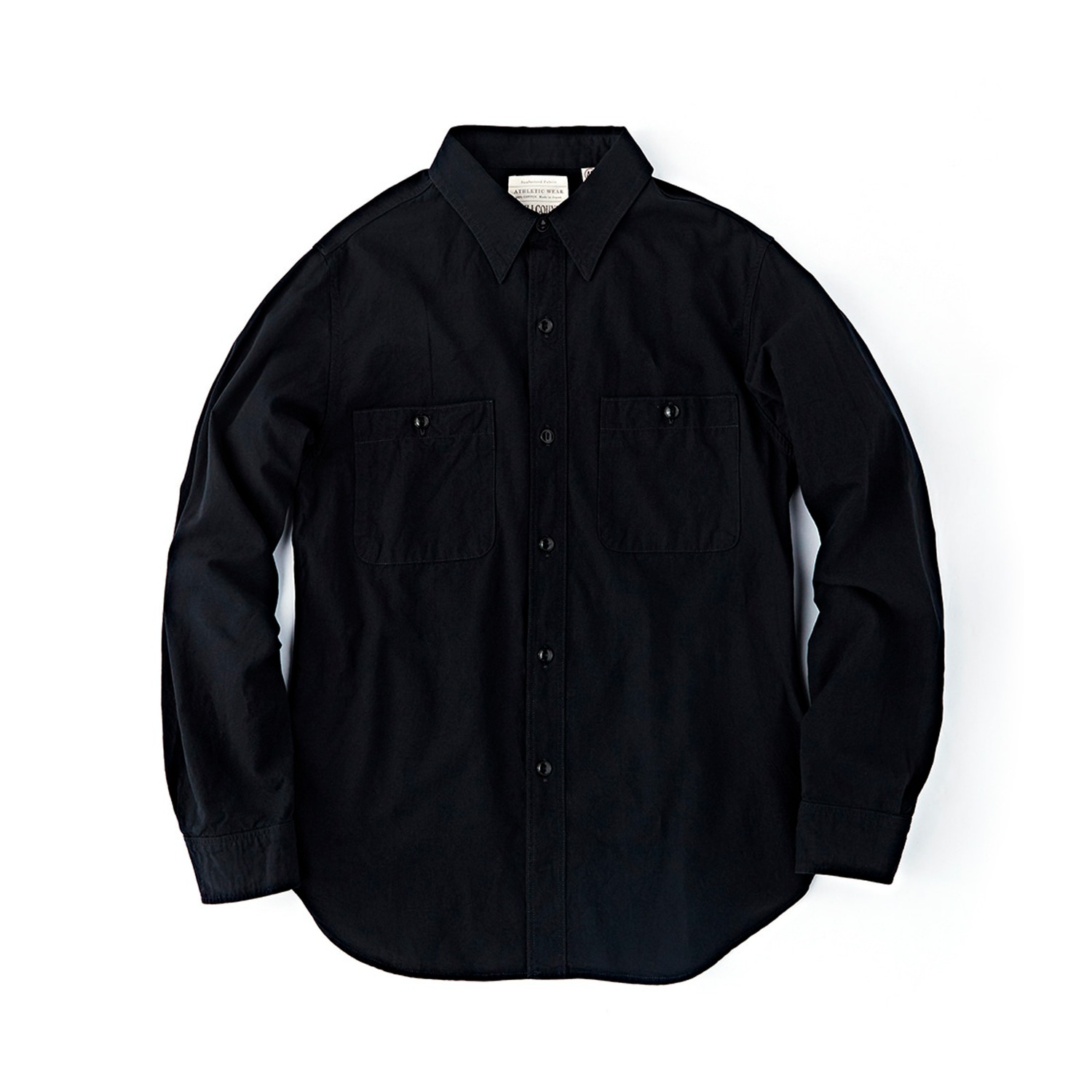 FULLCOUNT 4810 Black Basic Chambray Shirts