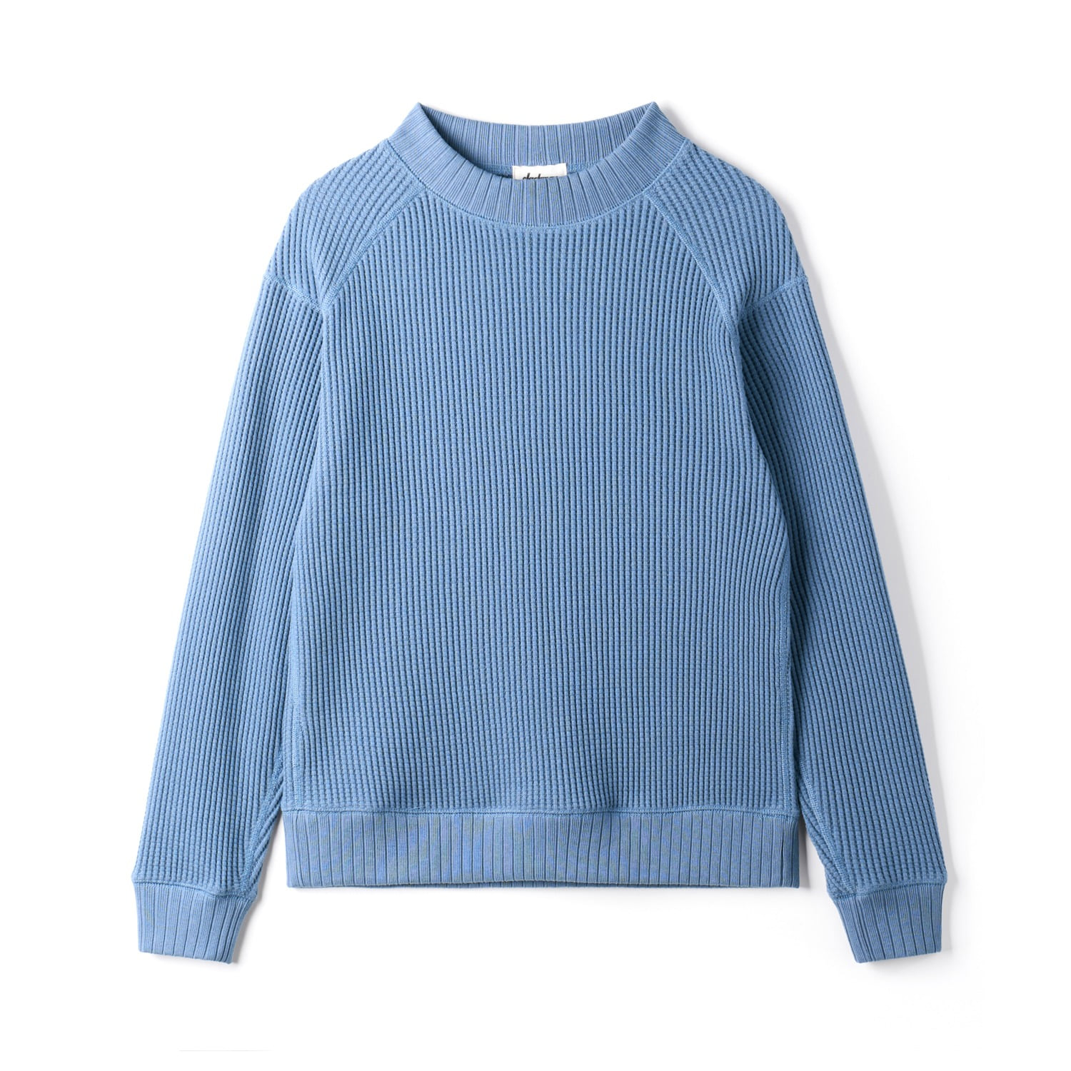 JACKMAN JM7200 Waffle Midneck L/S T-Shirts Retro Saxe