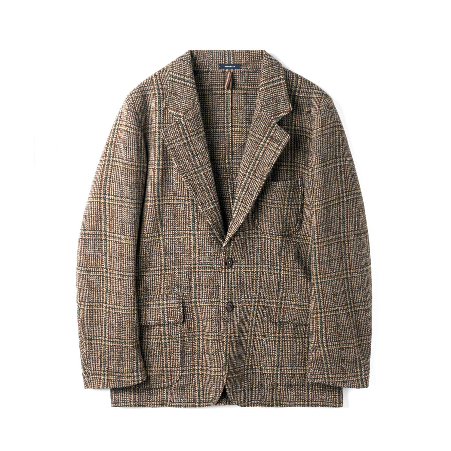 DRAKE'S MKVII Tweed Games Blazer Brown