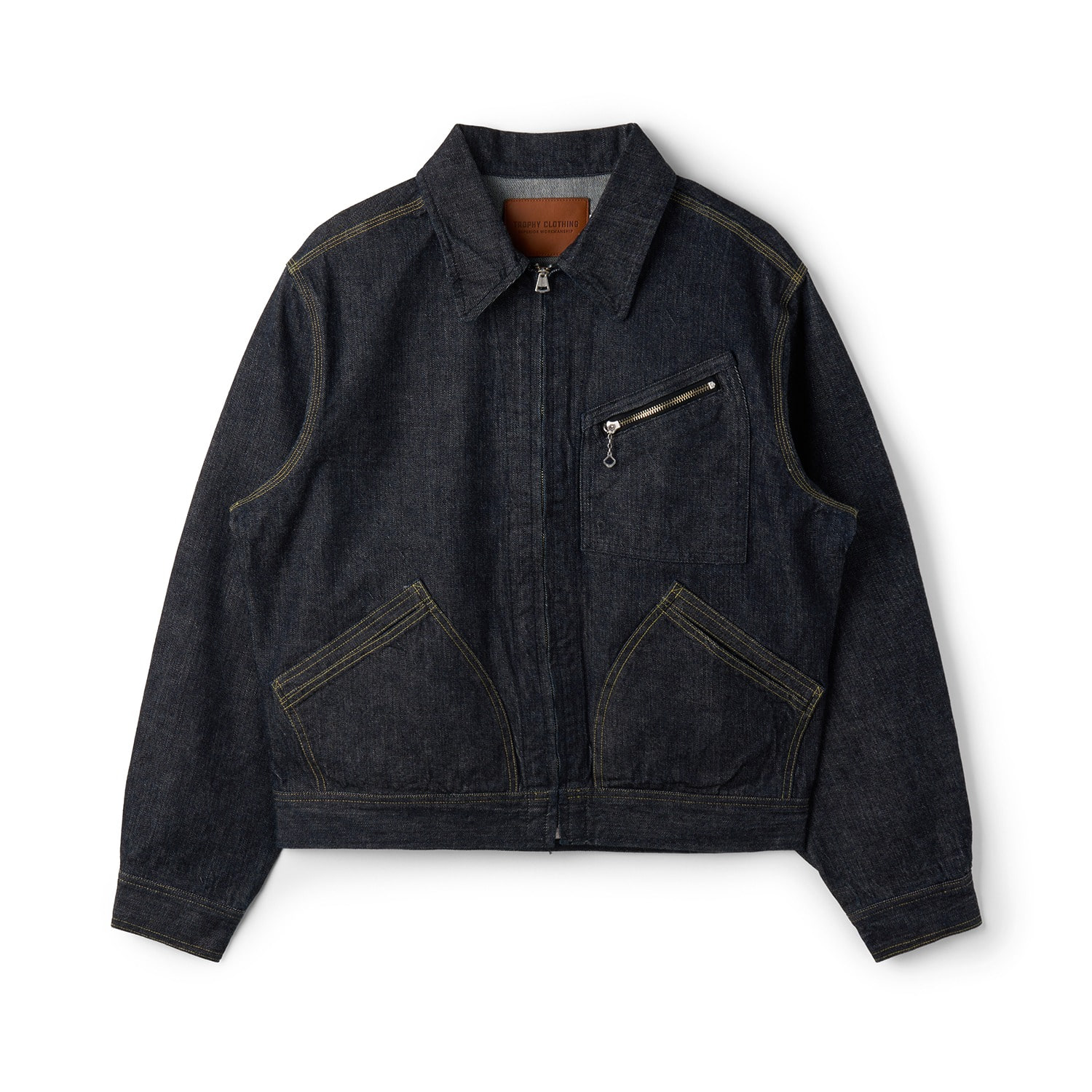 TROPHY CLOTHING Lot.2406 Rancher Jacket Left Hand Denim Indigo