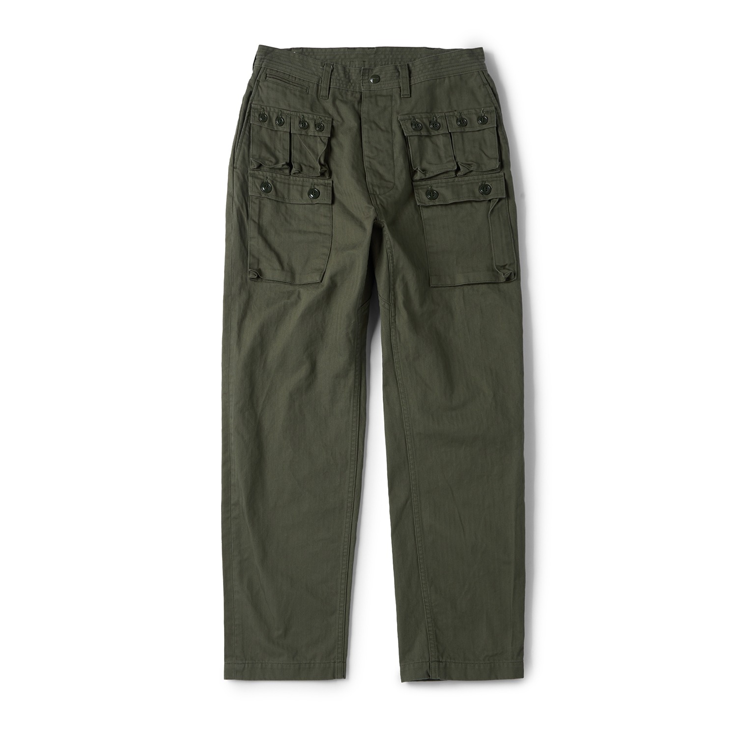 SASSAFRAS SF-252285 G.D.U. Pants Olive One Washed