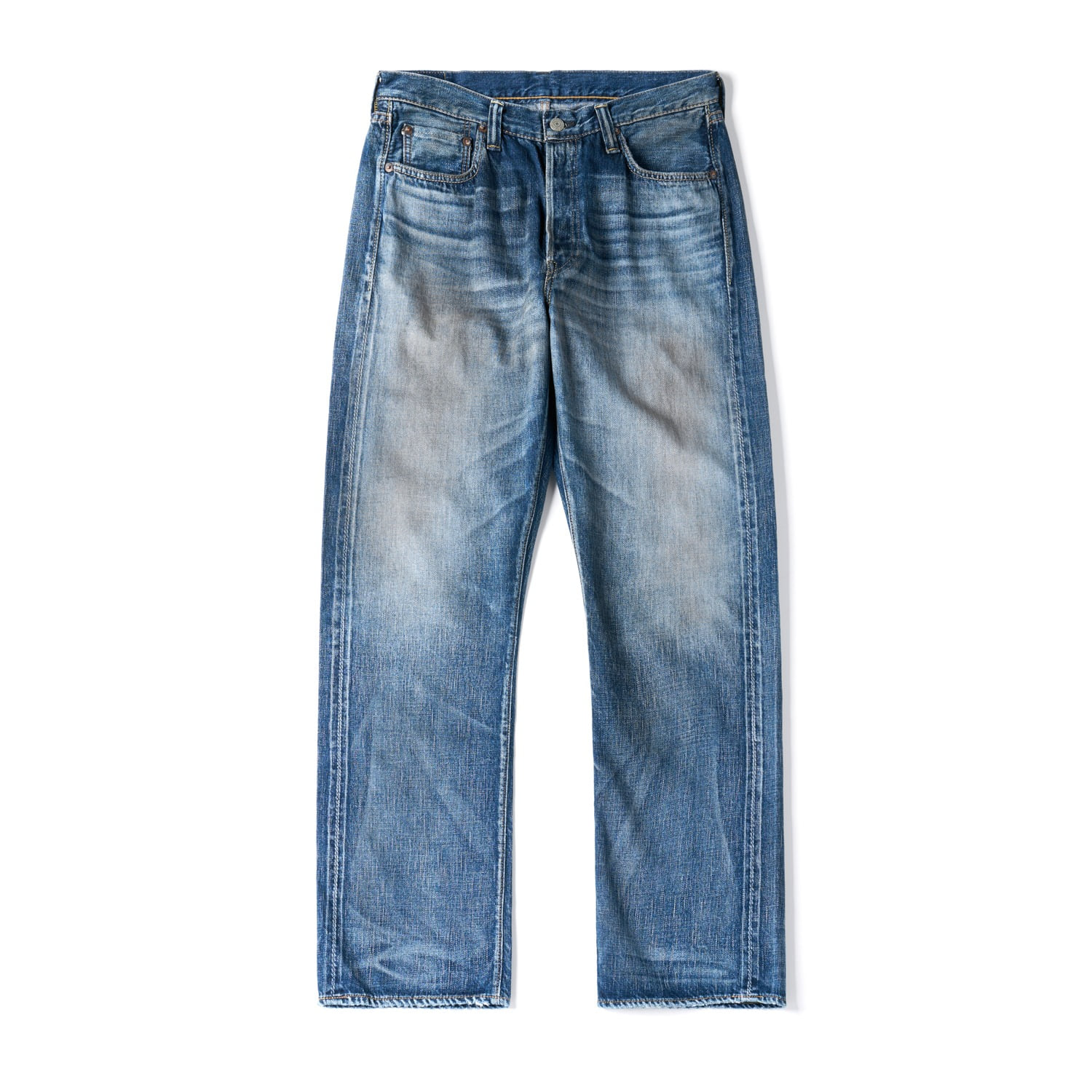 FULLCOUNT 1345-1101SS	Fear Of Dark Straight Denim Super Smooth Indigo Blue
