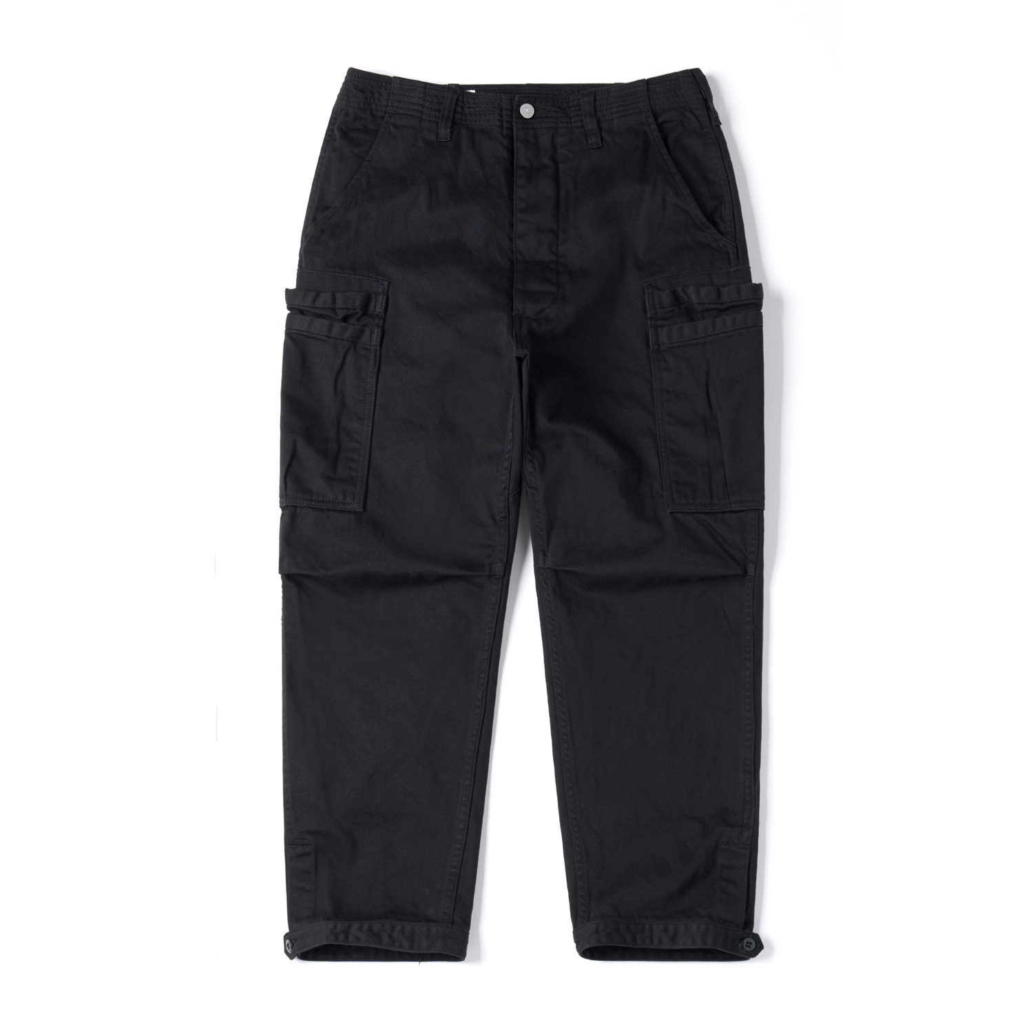 SASSAFRAS SF-252283 Overgrown Pants 4/5 Black One Washed