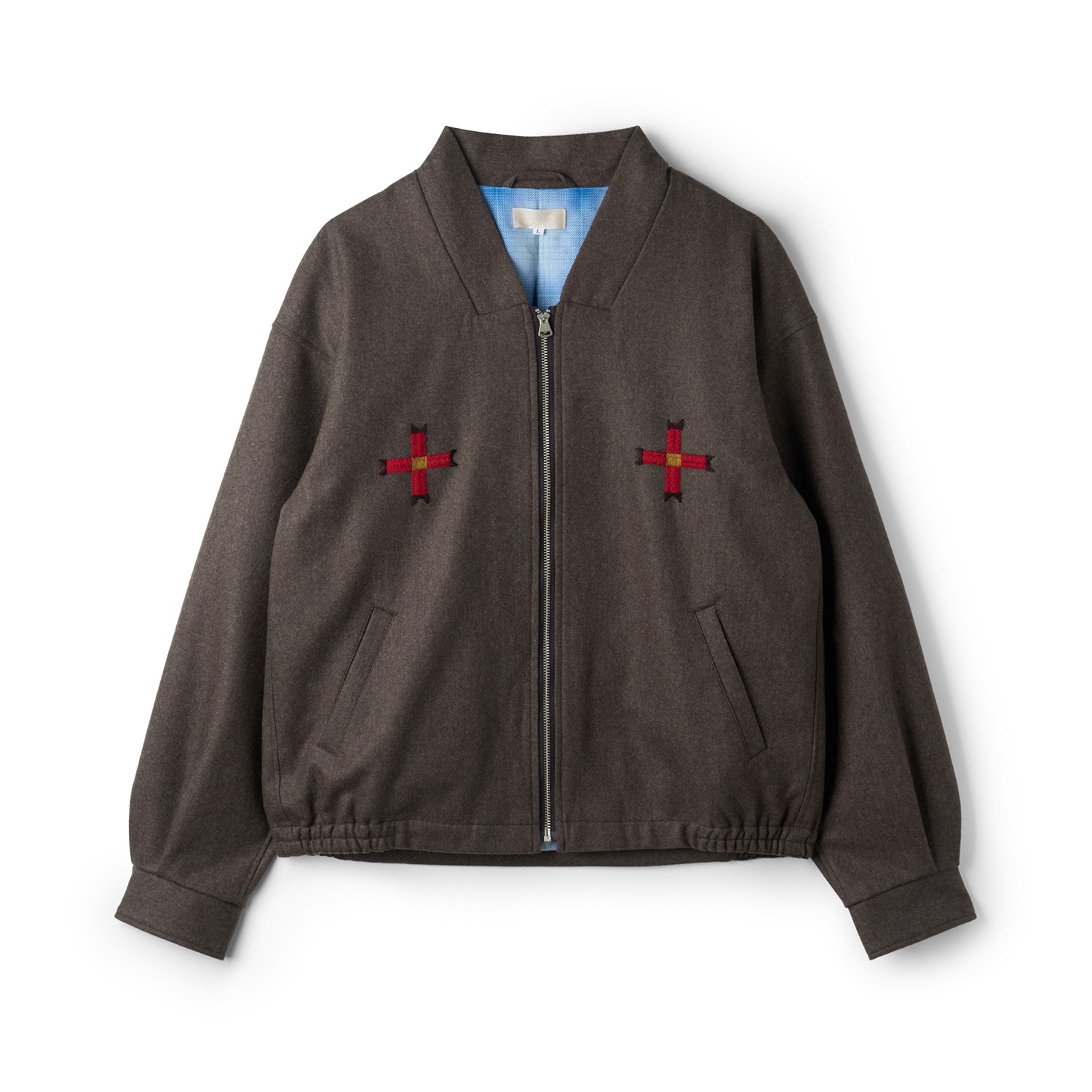 MARU SANKAKU PEKE MSP-4042 Wool Jacket Brown