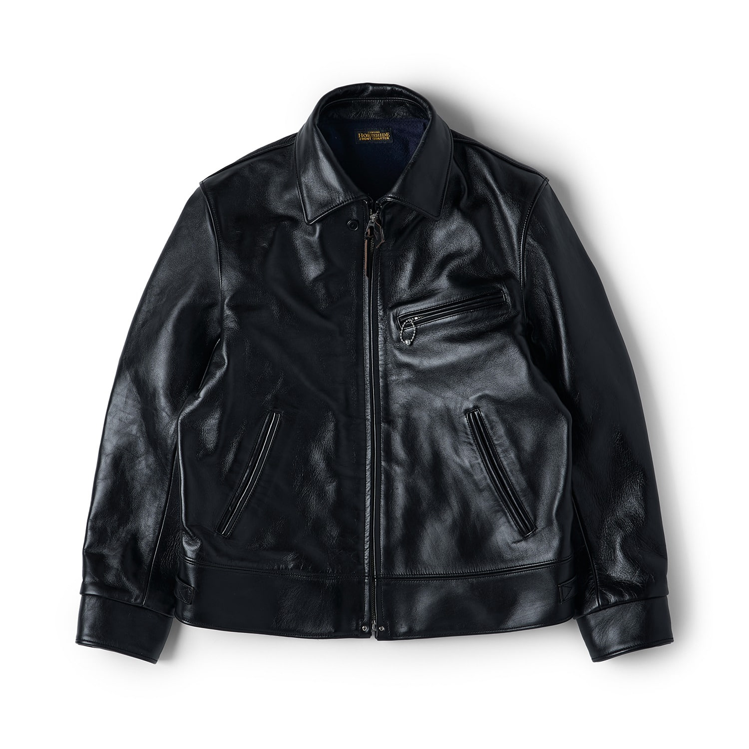 COLIMBO ZA-0124 HD Cattle Driver Leather Jacket Black