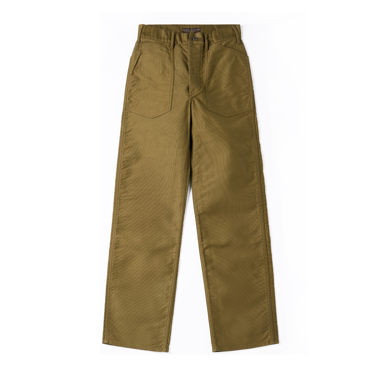 BUZZ RICKSON'S BR42597 Aviation Associates Jungle Cloth Army Working Trousers Khaki