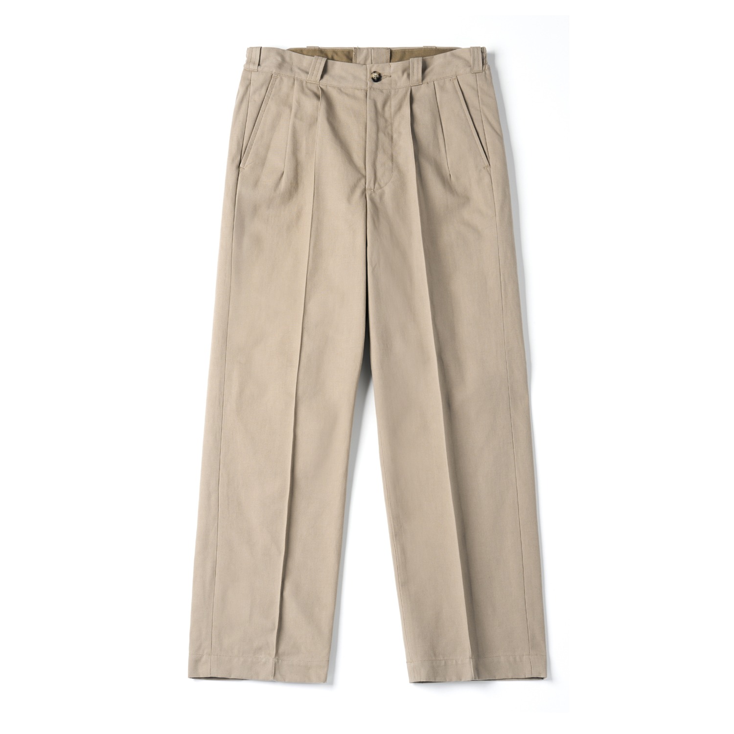OLD JOE 252OJ-PT07 Front Tuck Army Trouser Dune