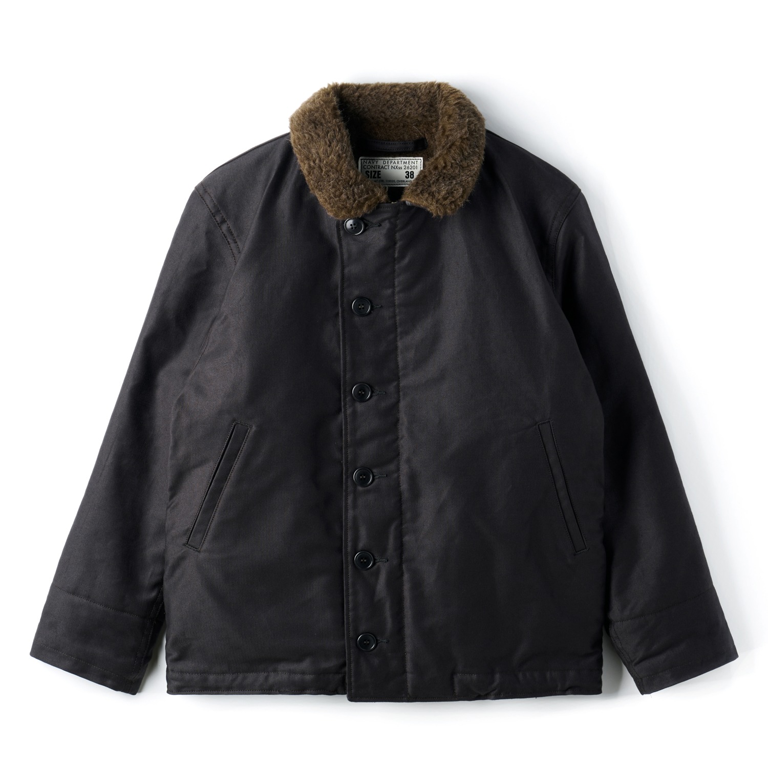 COLIMBO ZA-0143 Observer Jacket 1st Type N-1 U.S.NAVY Print Fog Blue