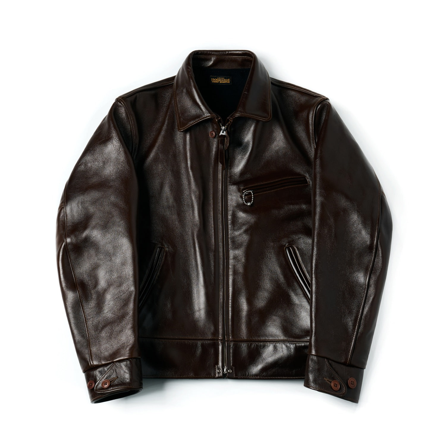 COLIMBO ZA-0124 HD Cattle Driver Leather Jacket Brown
