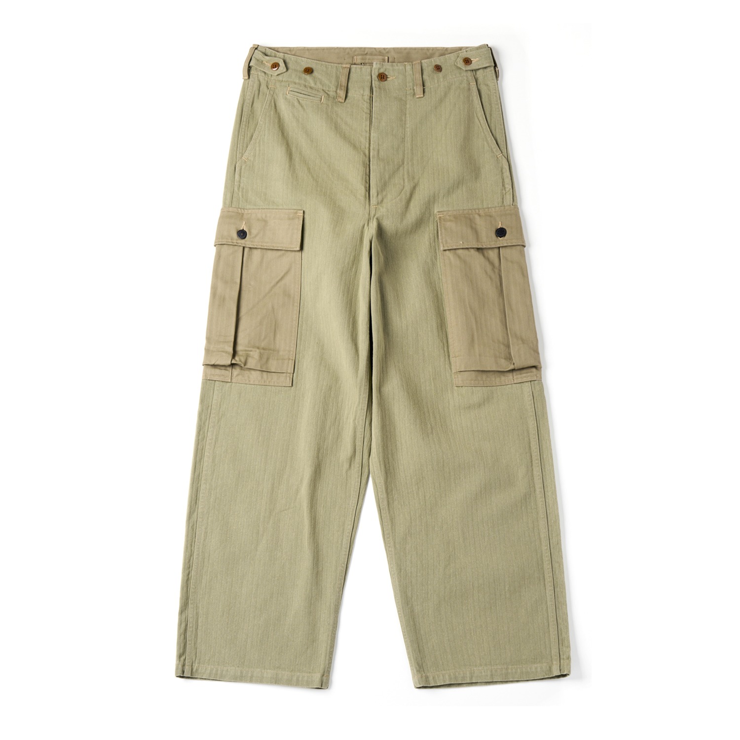 Pantalon Cargo Nigel Cabourn Marron - Taille 34 Homme - Authentique Made In England