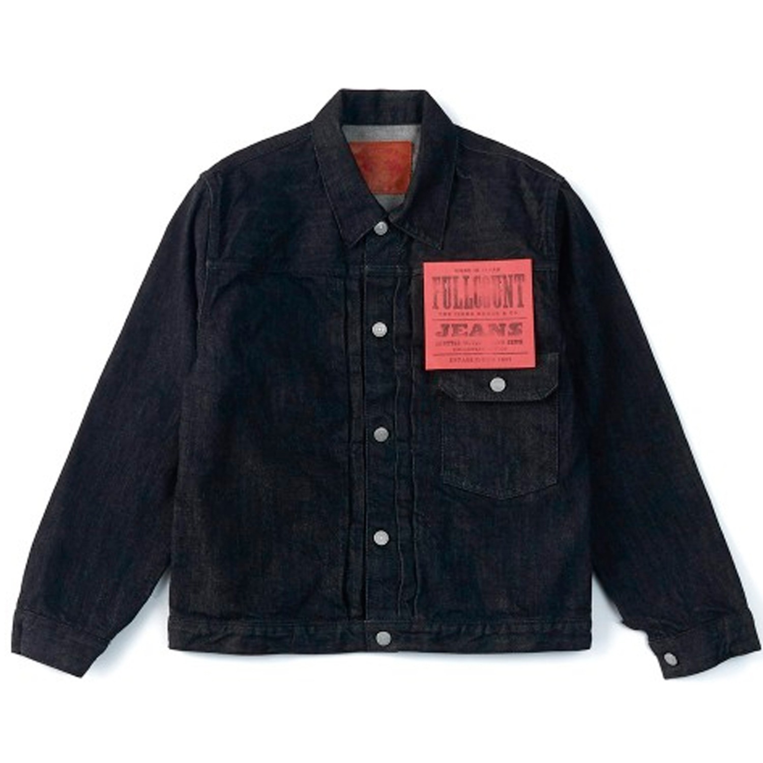 FULLCOUNT 2107BK 1st Type Black Denim Jacket